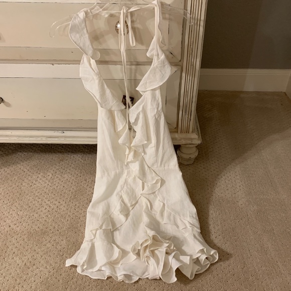 White ruffle romper - Picture 3 of 6